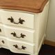 Creme white chest of drawers