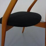 Mid-Century Tripod Beech Chair, 1960s