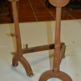Paire de chenets en fonte