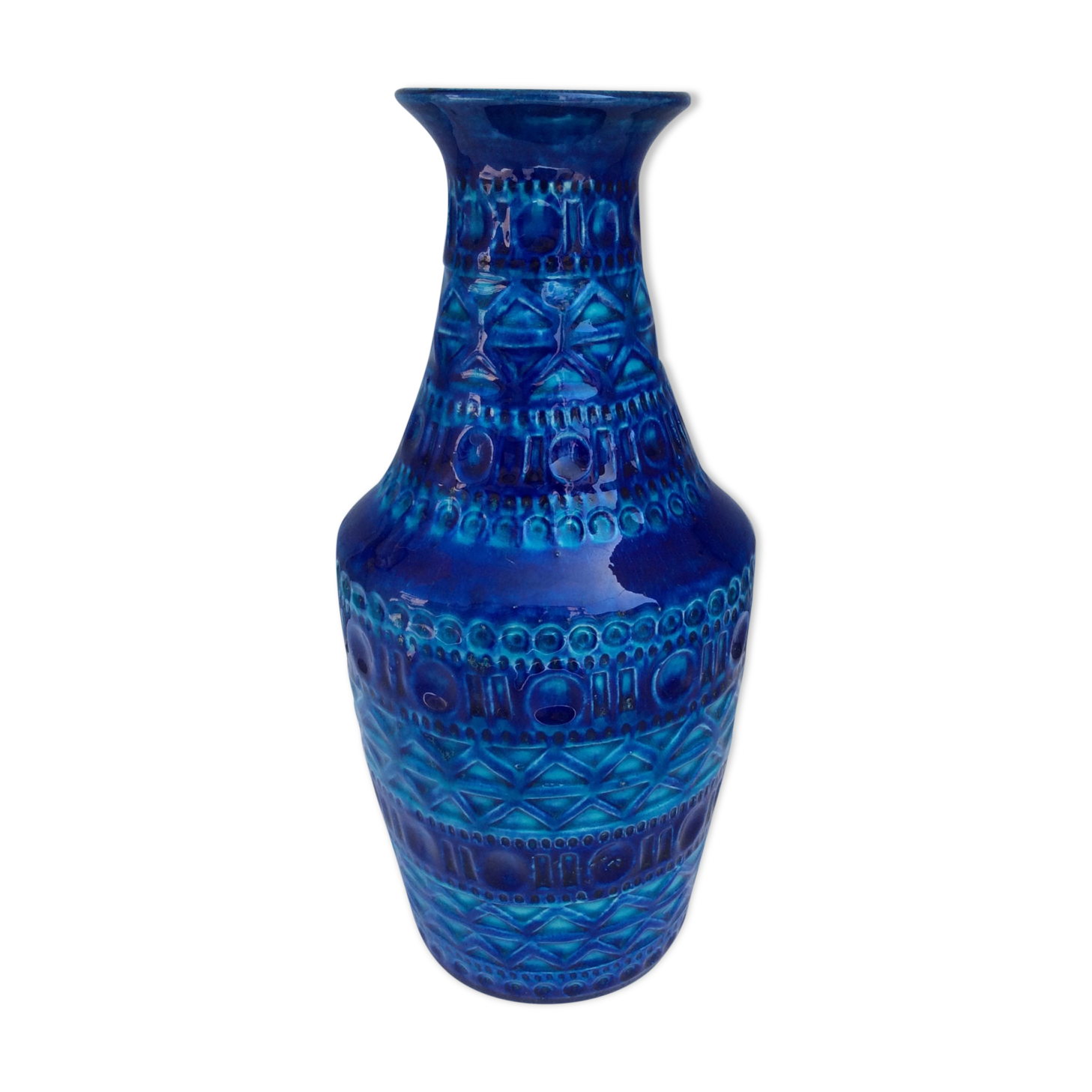 Vase en céramique Bay West Germany, années 60