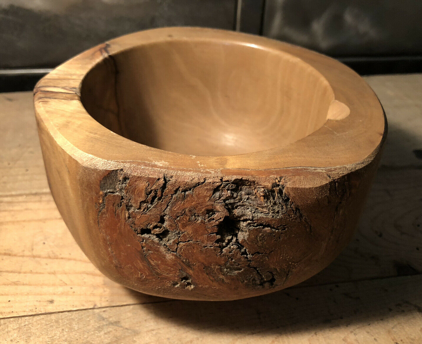 Empty cup wooden pocket