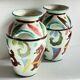 Vases vintage italy motif dragon