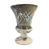 Old vase or sweet box cut glass