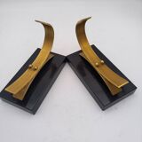Gold Starry bookends.