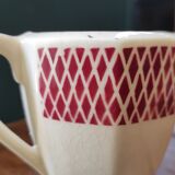 Vintage French milk jug, Badonviller porcelaine