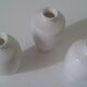 Beautiful lot of 3 former porcelain vases
