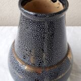 Black ceramic vase Forah