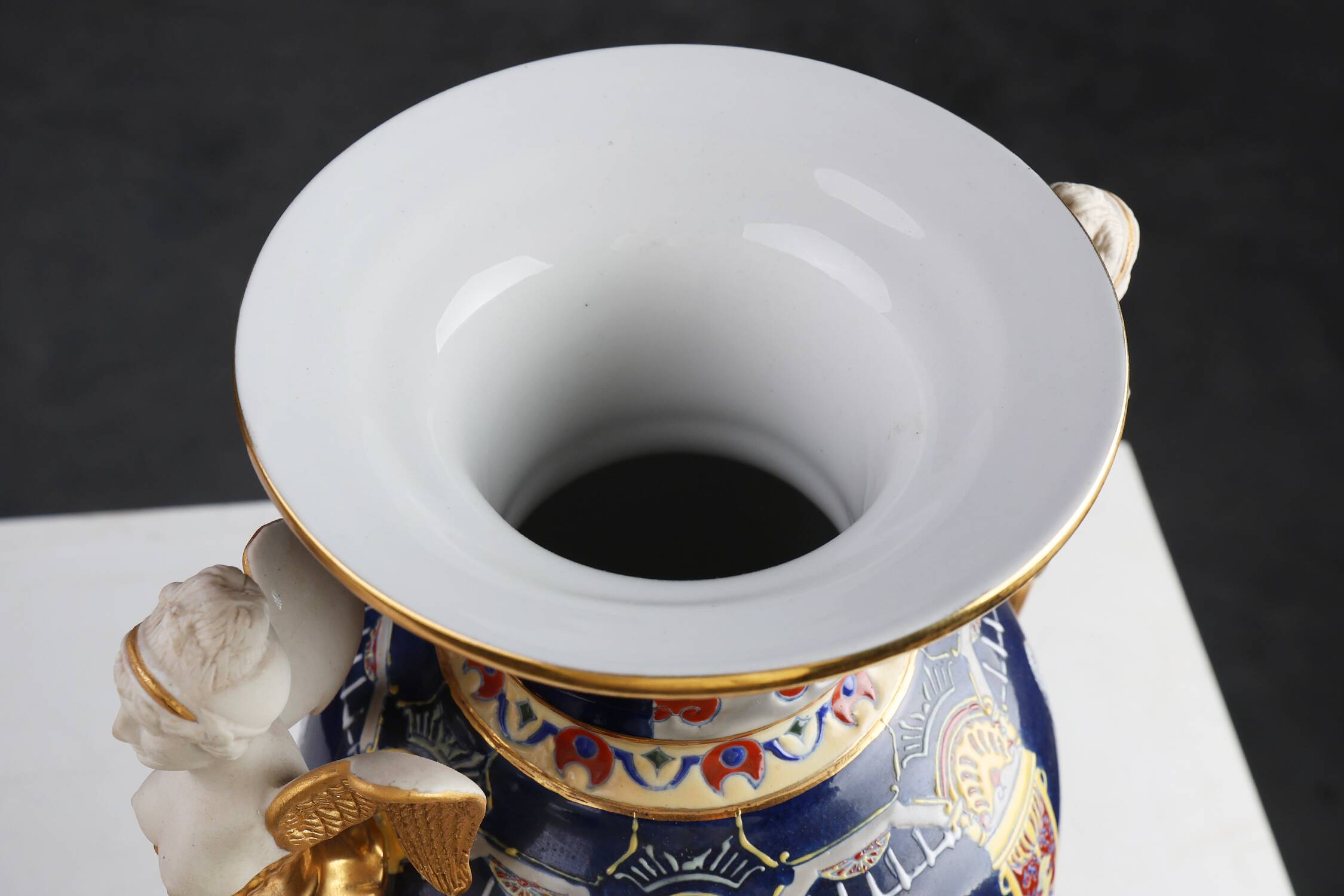 Pair Empire Porcelain Vases by August & Conrad Bauscher, Germany ca. 1900