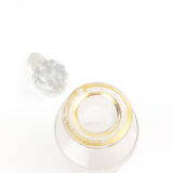 Frosted glass bottle