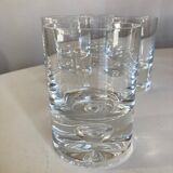 Set of 4 glasses bubble whiskey cups 1970
