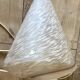 Vintage Murano Swirl Cone Lamp - Original Label - 1970s