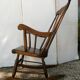 Rocking chair wooden armchair 1960