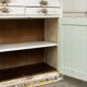 Very large antique pine dresser, 1950, beautiful original patina.