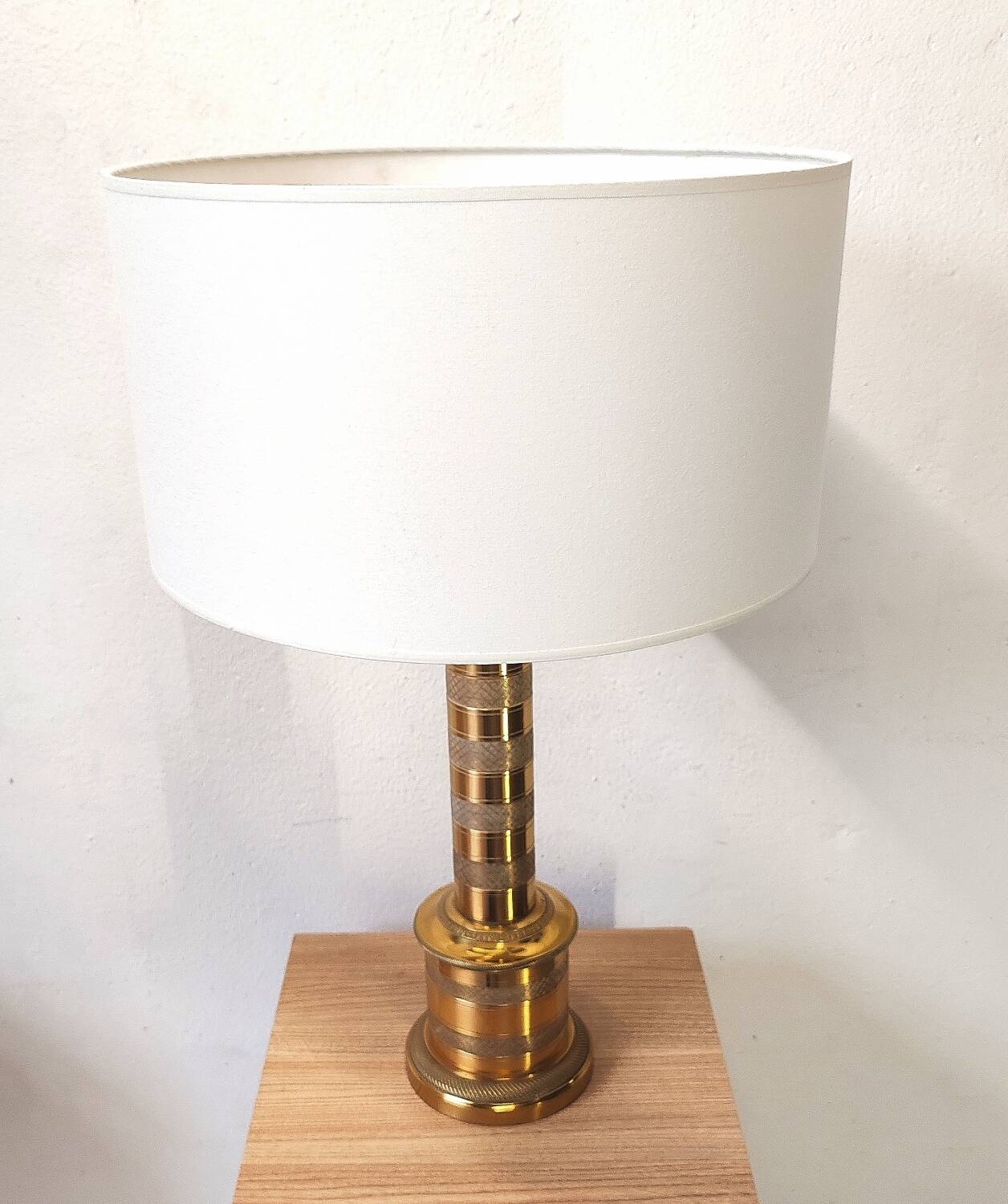 Lampe colonne laiton