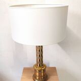 Brass column lamp