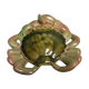 Painted ceramic crab , vintage wall decoration