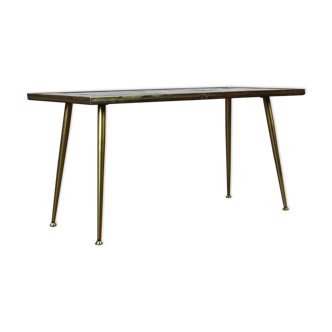 Table basse avec carreaux de céramique par Denisco