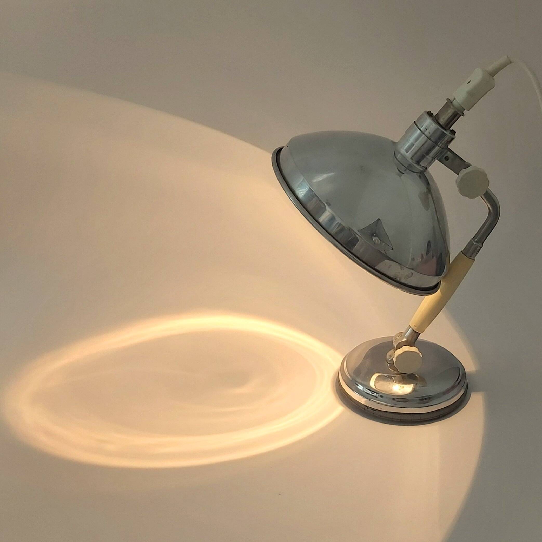 Mid Century Industrial Table Lamp By Kurt Rosenthal, Germany, 1950s