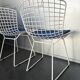 Pair of dining chairs 420 by Harry Bertoia for Knoll International, 1970s.