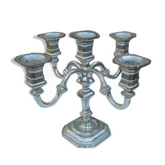 Metal candlestick 5 candles