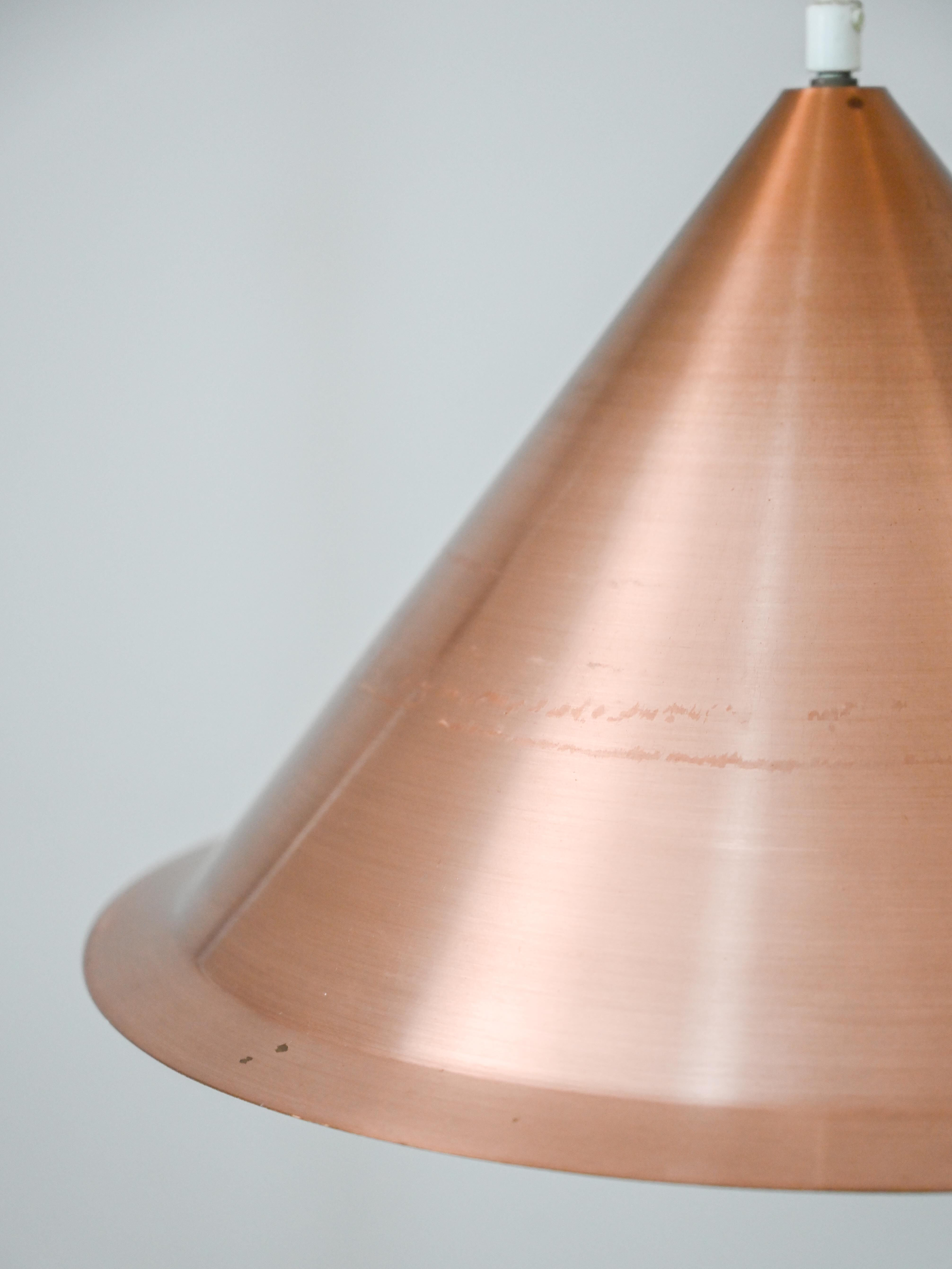 Copper pendant lamp