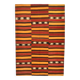 Red & Orange Ethnic Turkish Kilim Rug, 173x225Cm