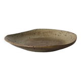 Pyrite stoneware serving dish