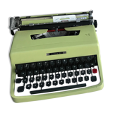 Machine à écrire olivetti lettera 32 verte