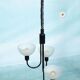 Suspension style Memphis 1960s, adjustable vintage lamp.