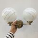 Double wall lamp two Art Deco