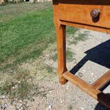 Table de Ferme Campagnarde 19 éme en Merisier