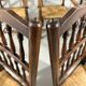 Lancashire spindleback dining arm chairs 1900's