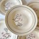 5 deep plates, KG Lunéville, Lorraine model, 1910s