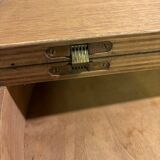 Round art deco chest table