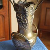 Bronze vase signed