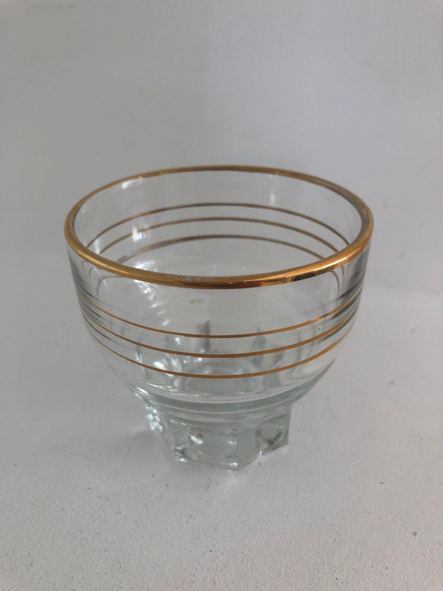 Lot of glasses and carafe year 50