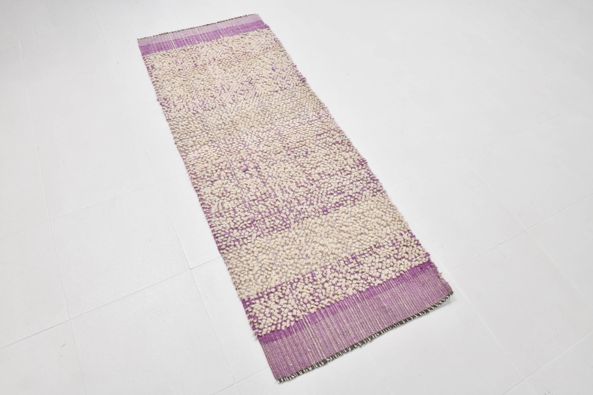 2x6 Modern Pink Vintage Runner Rug, 68x178Cm