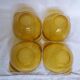 Amber glass ear bowls