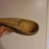 Art populaire ancienne louche en bois ou bol type kuksa