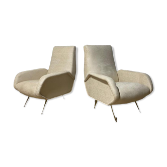 Pair of mid century modern armchairs