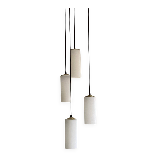 Suspension lustre cascade en verre Parscot
