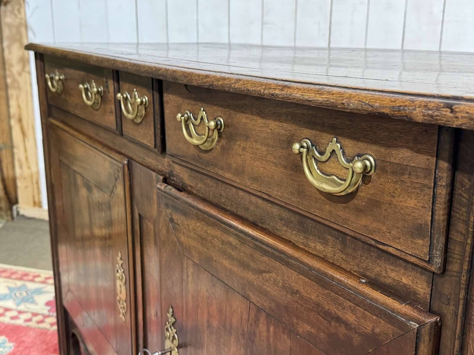 Malouin buffet in mahogany and poplar from the 19th century