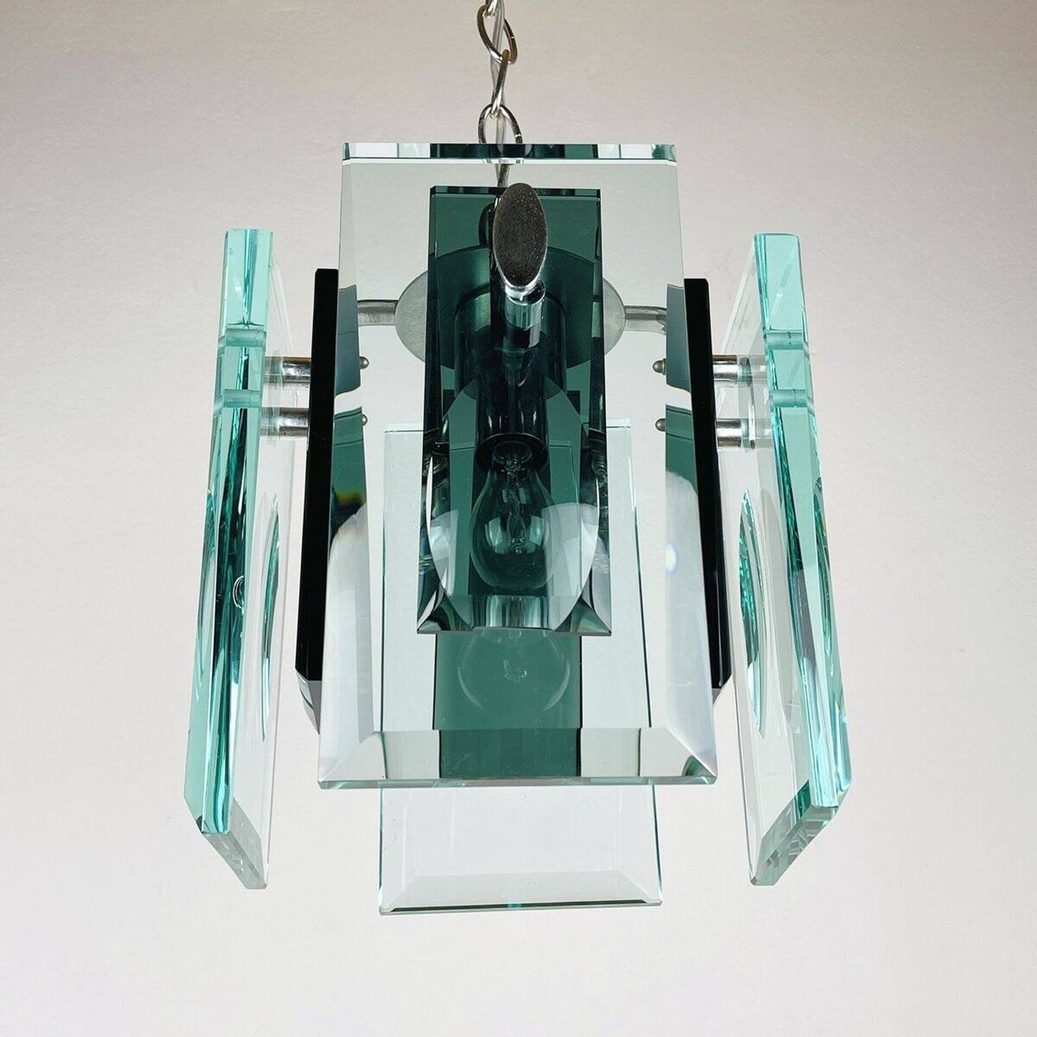 Italian art glass pendant by Fontana Arte, Italy, 1970s.