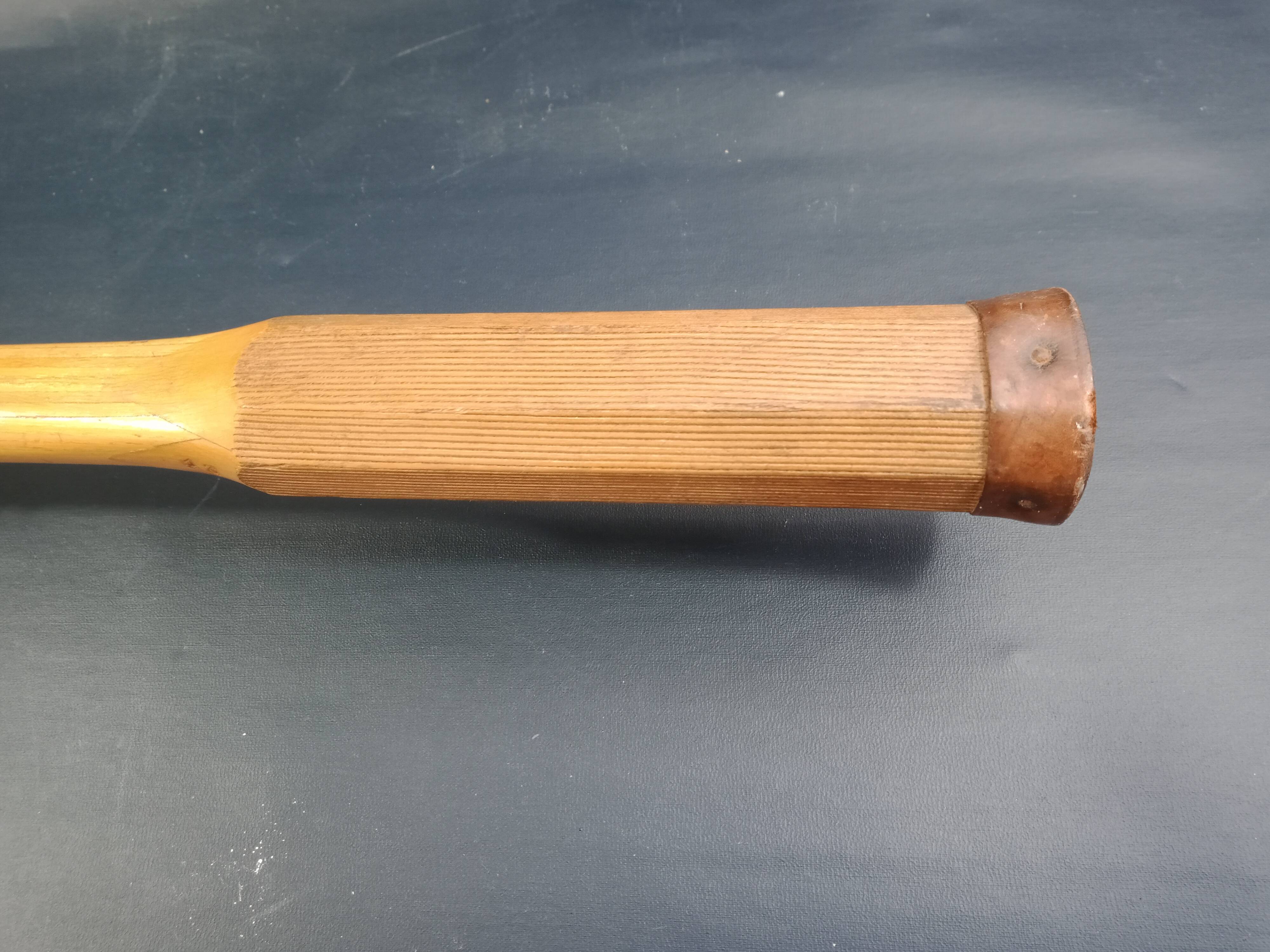 Wooden tennis racket