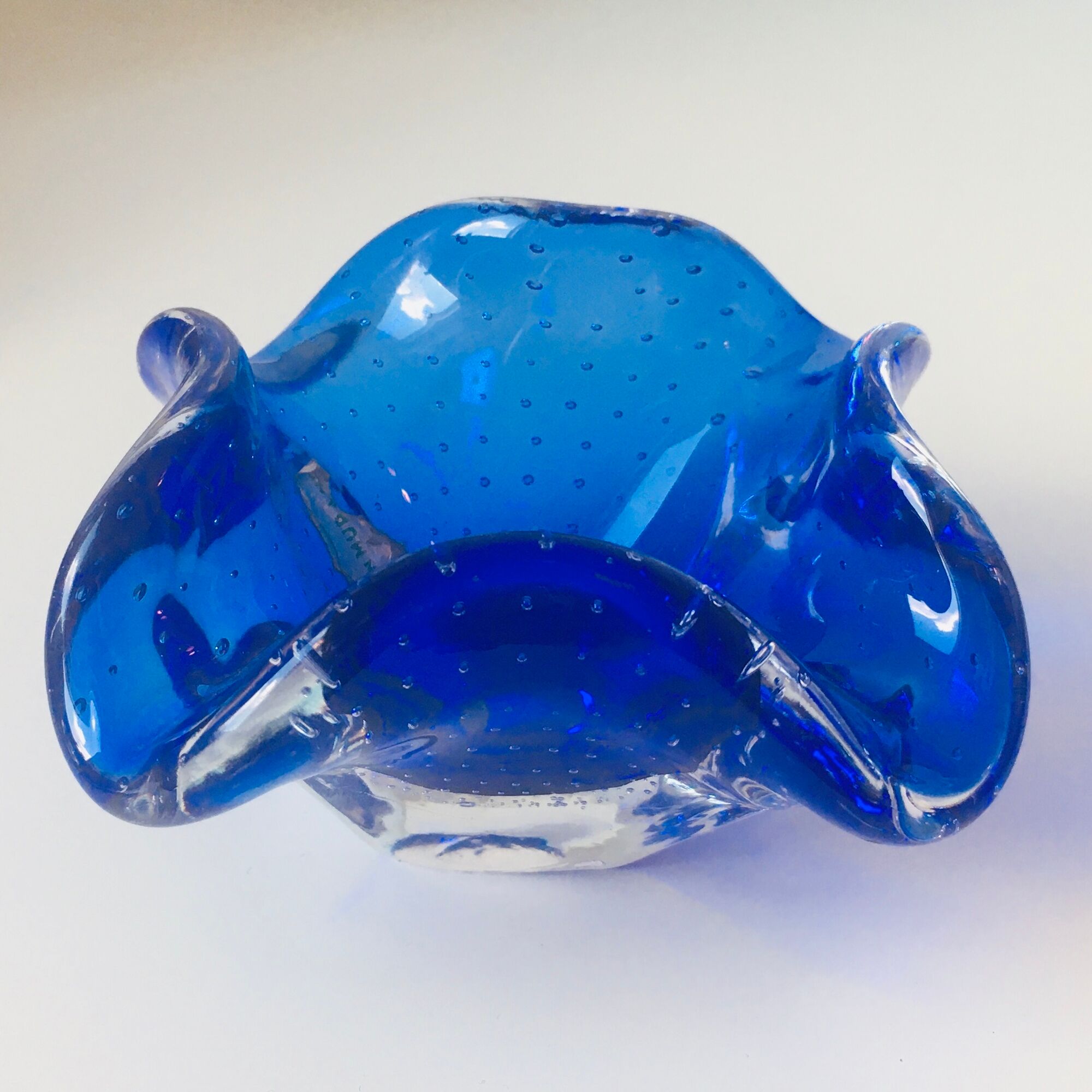 Cendrier Bullicante Murano, années 1960