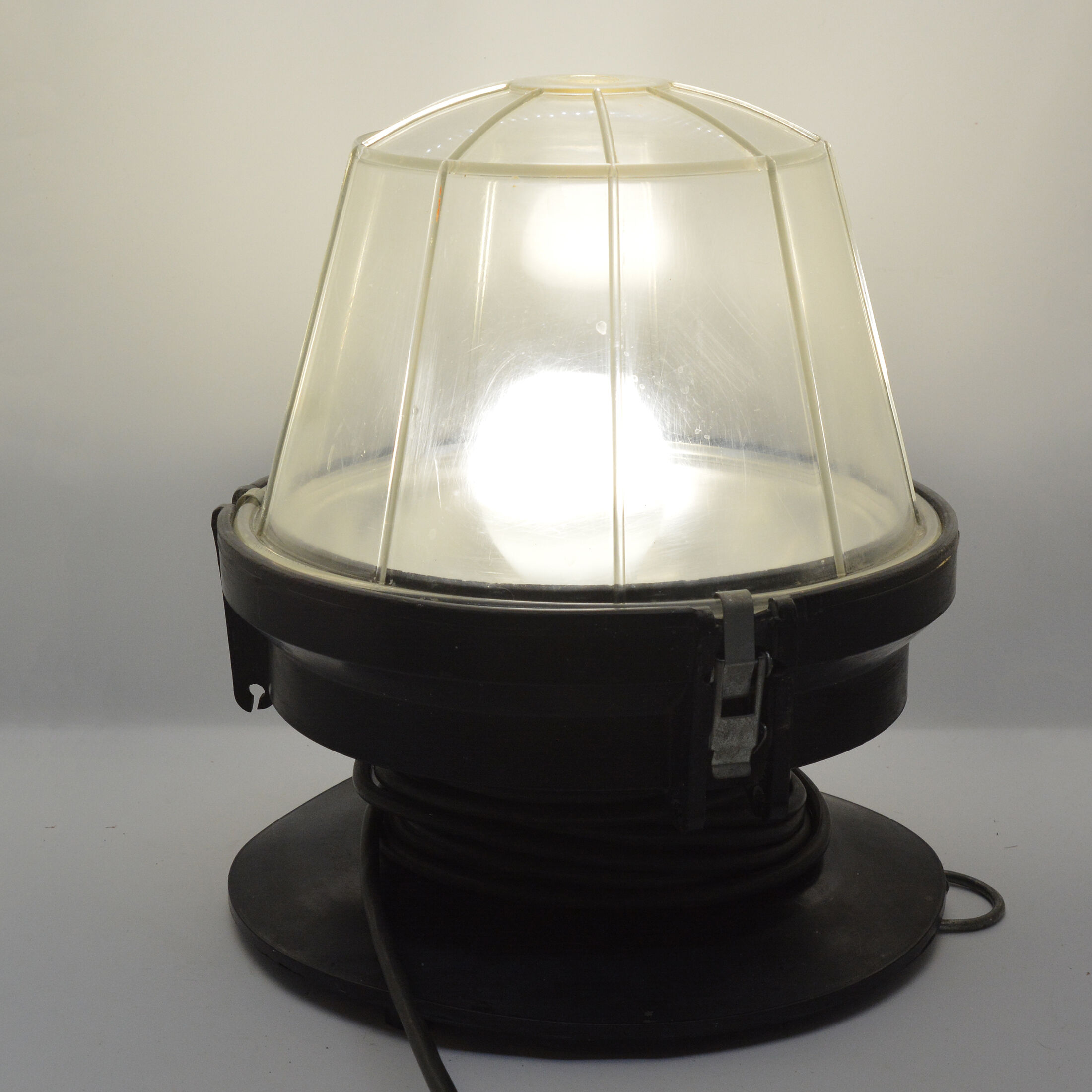 Lampe de jardin industriel Storch Leuchten Allemagne années 1970