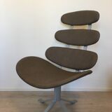 Corona Lounge Chair by Poul M. Volter, Model EJ 5, 1970