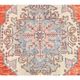 Tapis turc en laine orange fait main, années 1970