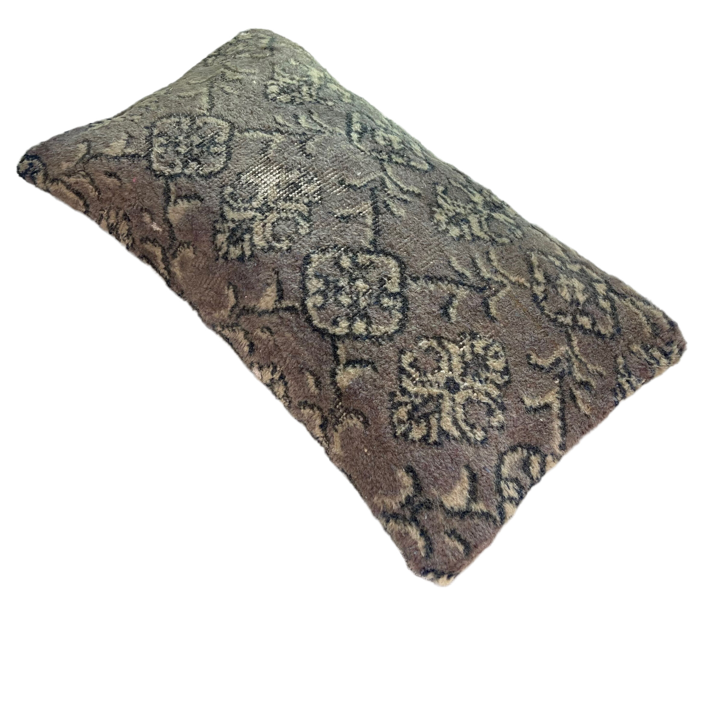Vintage turkish handmade cushion cover , 30 x 60 cm