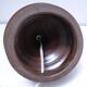 70s rust tone ceramic lamp base